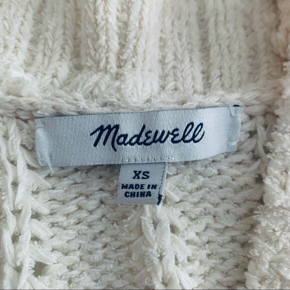 Madewell Diaz Striped Open Knit Cardigan Sweater XS - Picture 5 of 10